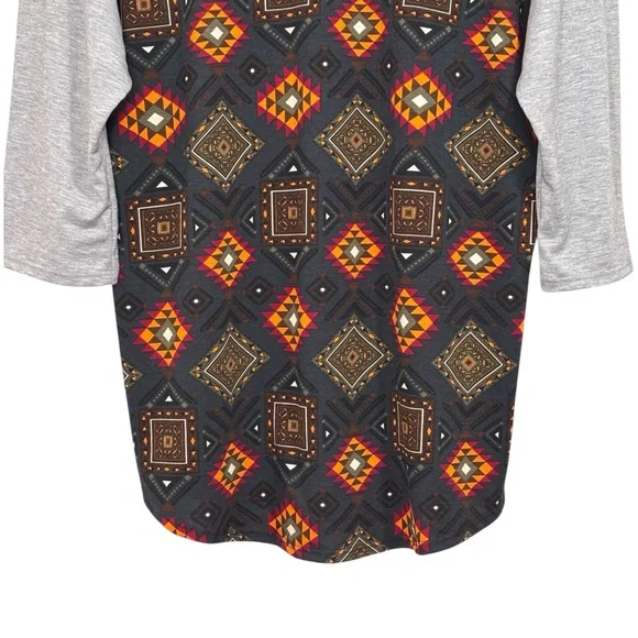 LuLaRoe Randy 3/4 Sleeve Pullover Stretch Top Size 2XL NWT - Picture 4 of 12